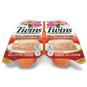 Inaba Twins Tuna And Chicken Recipe Cat Treat - 2 x (2 x 35g)
