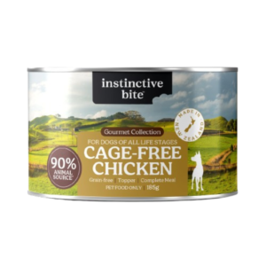 Instinctive Bite Single Protein Chicken All Lifestages Wet Dog Food Cans - 185g
