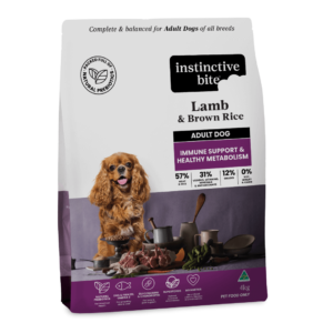 Instinctive Bite Immune Support & Metabolism Lamb Adult Dry Dog Food - 4kg