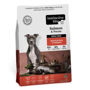 Instinctive Bite Sensitive Skin & Stomach Salmon Grain Free Adult Dry Dog Food - 15kg