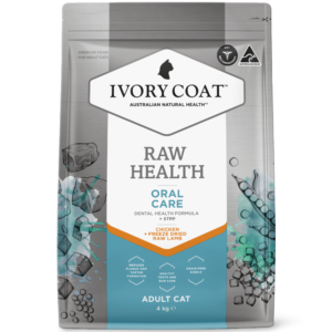 Ivory Coat Raw Health Oral Care Adult Dry Cat Food - 4kg