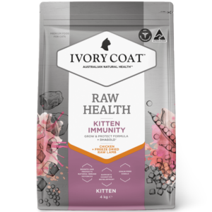 Ivory Coat Raw Health Kitten Immunity Dry Cat Food - 4kg