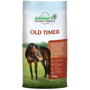 Johnsons Natural Formula Old Timer Balanced Grain Free Feed For Ageing Horses - 20kg