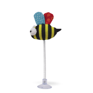 Kazoo Bouncing Bee Cat Toy - One Size