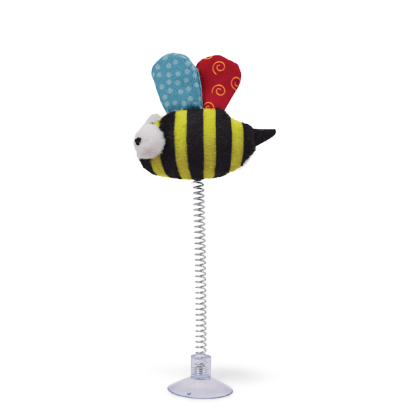 Kazoo Bouncing Bee Cat Toy – One Size