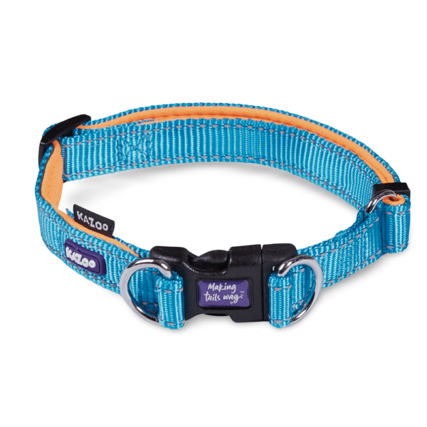 Kazoo Active Adjustable Dog Collar in Ocean Sunrise