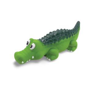 Kazoo Crocodile Latex Dog Toy - Large