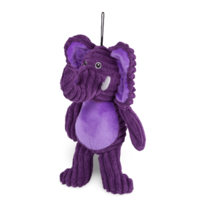 Kazoo Furries Funky Elephant Plush Dog Toy - 27cm