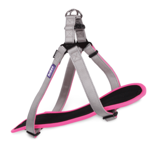 Kazoo Active Dog Harness in Silver - Medium