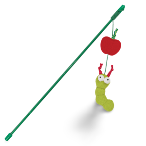 Kazoo Hungry Caterpillar Wand Cat Toy - One Size