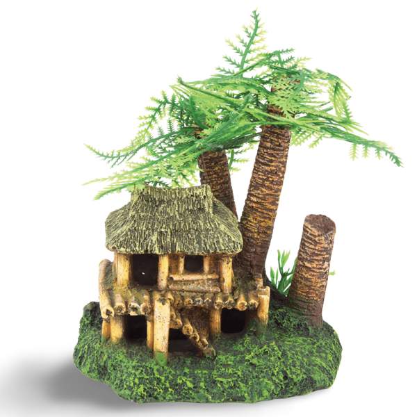 Kazoo Jungle Hut With Bamboo Trees – each