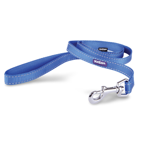Kazoo Classic Dog Lead in Blue