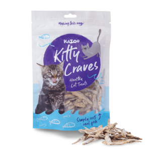 Kazoo Treats Kitty Craves Anchovies Cat Treats - 100g