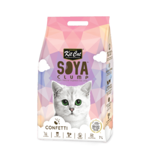 Kit Cat Soya Clump Litter Confetti - 7L
