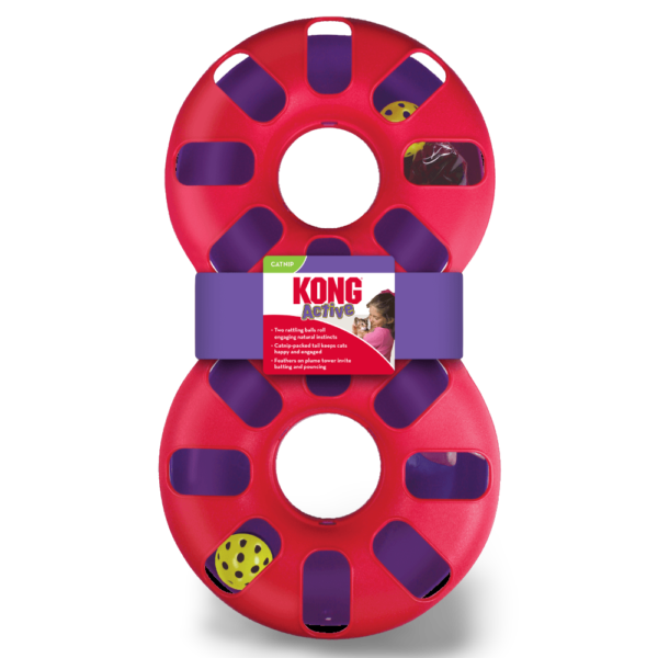 KONG Cat Active Eight Track Interactive Toy – One Size