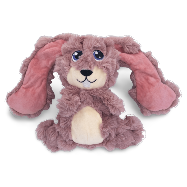 KONG Scrumplez Bunny Dog Toy Purple – Medium