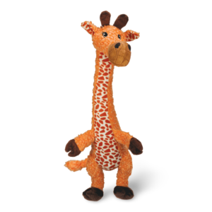 KONG Shakers Luvs Giraffe Plush Dog Toy - Small