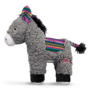 KONG Sherps Donkey Plush Dog Toy - Medium