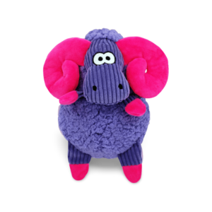 KONG Sherps Floofs Big Horn Plush Dog Toy - Medium