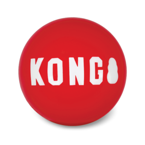 KONG Signature Balls Red Dog Toy - 2 Pack Small