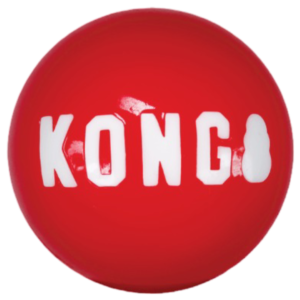 KONG Signature Large Dog Balls 3 Pack - One Size