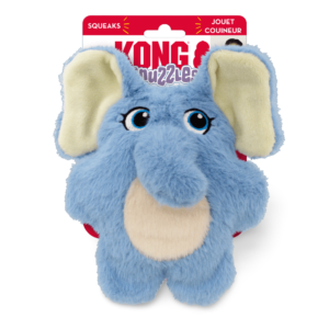 KONG Snuzzles Kiddos Elephant Plush Dog Toy - Small