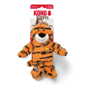KONG Wild Knots Durable Inner Rope Tiger Dog Toy - Large