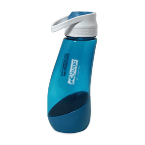 Kurgo Gourd Pet Water Bottle & Bowl - Blue