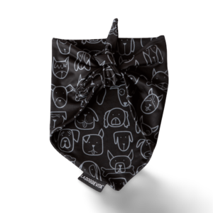 La Doggie Vita Bandana Black - Small