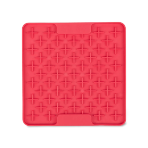 Lickimat Slow Feeder Mini Buddy Pink Cat Mat - 15x15cm