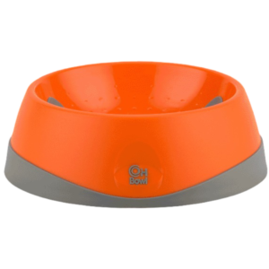 Lickimat Dishwasher Safe Oh Pet Bowl Orange Cat Bowl - Medium
