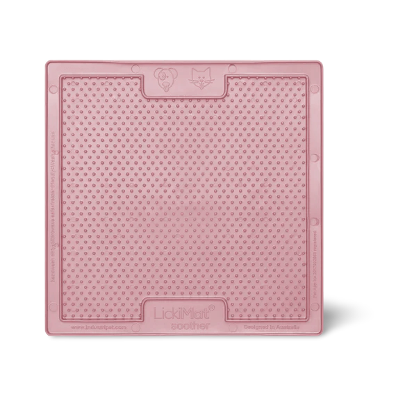 Lickimat Soother Classic Slow Feeder Dog Lick Mat Guava – 20cm