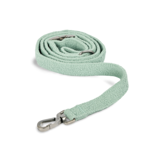 Lilly And Dash Boucle Dog Lead in Sage - One Size