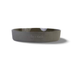 Lilly And Dash Dog Outdoor Water Bowl Charcoal - 7L