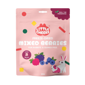 Little Cheeks Freeze Dried Mixed Berries Treats for Small Pets - 25g