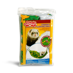 Living World Plush Ferret Sleeping Bag Green - One Size