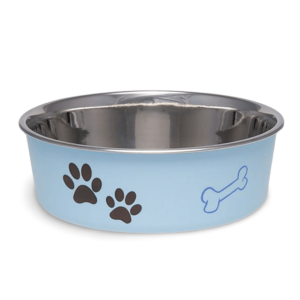 Loving Pets Bella Dishwasher Safe Dog Bowl Murano Blue - Medium