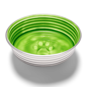Loving Pets Le Bowl Chartreuse Stainless Steel Dog Bowl Green - Medium