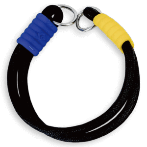 Maogou Blue Marshmallow Dog Collar in Black - Small