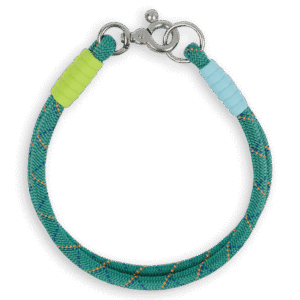 Maogou Blue Marshmallow Dog Collar in Green - Medium