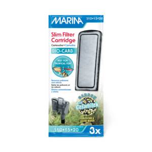 Marina Slim Power Filter Bio Carb Replacement Carbon Cartridge - each