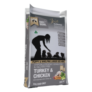Meals for Mutts Turkey & Chicken Grain Free Large Kibble Puppy Dry Dog Food - 20kg