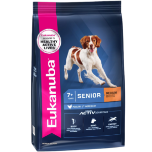 Eukanuba Medium Breed Senior Dry Dog Food - 15kg