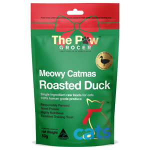 The Paw Grocer Freeze Dried Roasted Duck Christmas Cat Treats - 50g