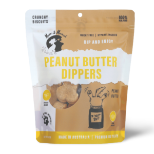 Mimi And Munch Wheat Free Natural Peanut Butter Dippers Dog Treats - 180g
