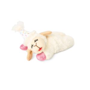 Multipet Birthday Lambchop Pink Plush Cat Toy - One Size