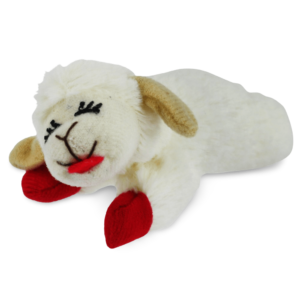 Multipet Lambchop Plush Cat Toy - One Size