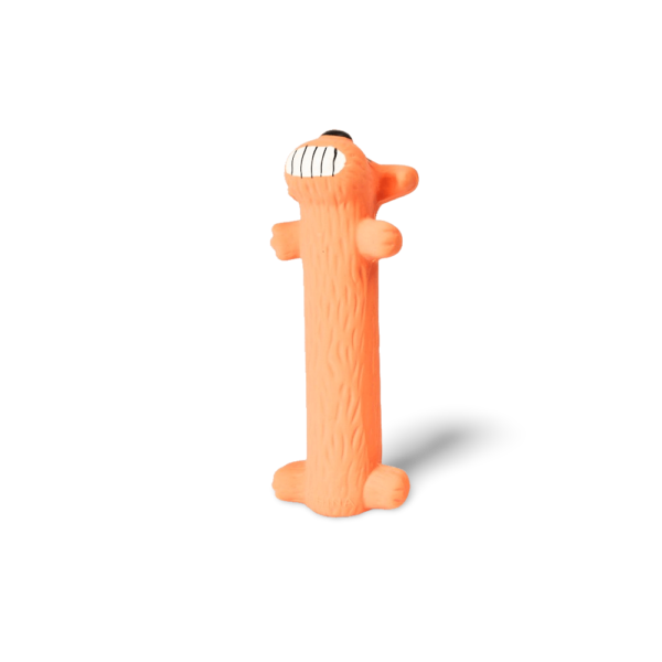 Multipet Loofa Latex Orange Dog Toy – One Size