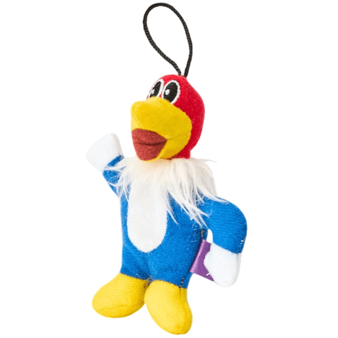 Multipet Woody Woodpecker Plush Cat Toy - One Size
