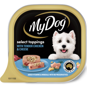 My Dog Chicken Supreme with Cheese Adult Wet Dog Food Trays - 12 x 100g